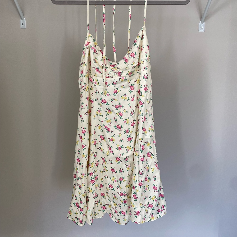 zara summer slip mini dress
